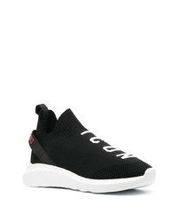 Chaussures de sport noires et blanches DSQUARED2