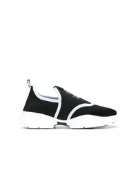 Chaussures de sport noires et blanches Isabel Marant