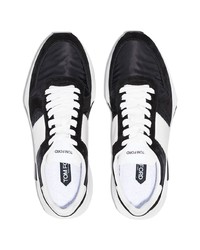 Chaussures de sport noires et blanches Tom Ford