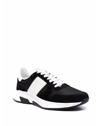 Chaussures de sport noires et blanches Tom Ford