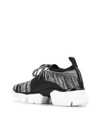 Chaussures de sport noires et blanches Givenchy