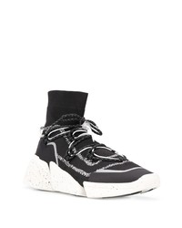 Chaussures de sport noires et blanches Kenzo