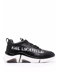 Chaussures de sport noires et blanches Karl Lagerfeld