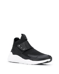 Chaussures de sport noires et blanches McQ Swallow