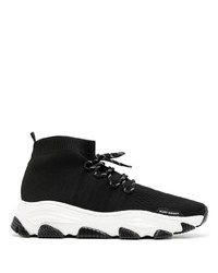 Chaussures de sport noires et blanches Kurt Geiger London