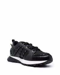 Chaussures de sport noires et blanches Canali