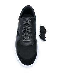 Chaussures de sport noires et blanches BOSS