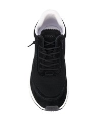 Chaussures de sport noires et blanches Z Zegna