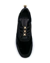 Chaussures de sport noires et blanches Buscemi