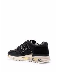 Chaussures de sport noires et blanches Premiata