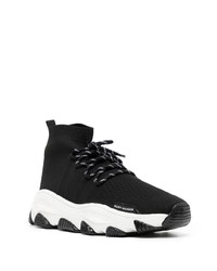 Chaussures de sport noires et blanches Kurt Geiger London