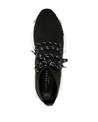 Chaussures de sport noires et blanches Kurt Geiger London