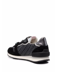 Chaussures de sport noires et blanches Etro