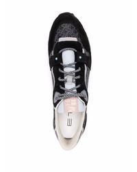 Chaussures de sport noires et blanches Etro