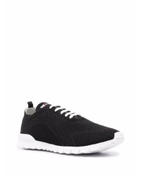 Chaussures de sport noires et blanches Kiton