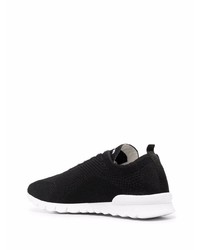 Chaussures de sport noires et blanches Kiton