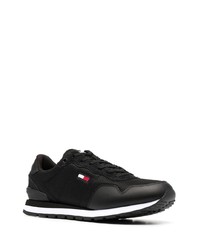 Chaussures de sport noires et blanches Tommy Jeans