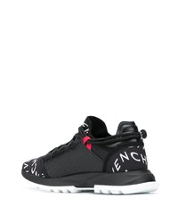 Chaussures de sport noires et blanches Givenchy