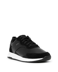 Chaussures de sport noires et blanches BOSS