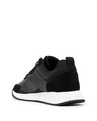 Chaussures de sport noires et blanches BOSS