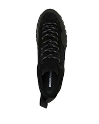 Chaussures de sport noires et blanches DSQUARED2