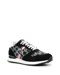 Chaussures de sport noires et blanches Karl Lagerfeld