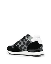 Chaussures de sport noires et blanches Karl Lagerfeld