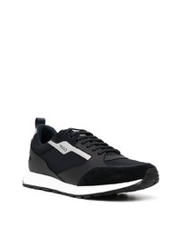 Chaussures de sport noires et blanches Hugo