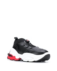 Chaussures de sport noires et blanches DSQUARED2