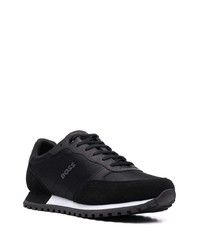 Chaussures de sport noires et blanches BOSS