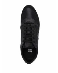 Chaussures de sport noires et blanches BOSS