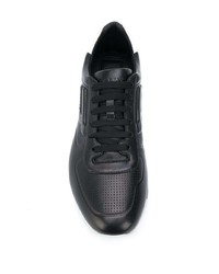 Chaussures de sport noires et blanches Bally