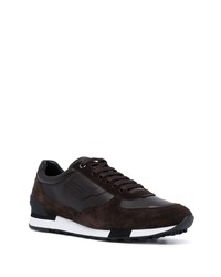 Chaussures de sport noires et blanches Bally