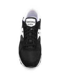 Chaussures de sport noires et blanches Saucony