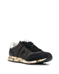 Chaussures de sport noires et blanches Premiata