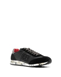 Chaussures de sport noires et blanches Premiata