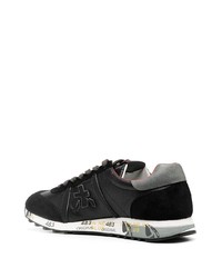 Chaussures de sport noires et blanches Premiata