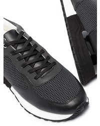 Chaussures de sport noires et blanches Mallet