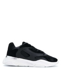 Chaussures de sport noires et blanches Mallet