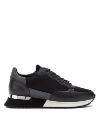 Chaussures de sport noires et blanches Mallet