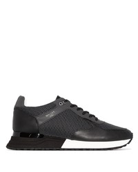 Chaussures de sport noires et blanches Mallet