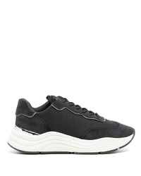 Chaussures de sport noires et blanches Mallet