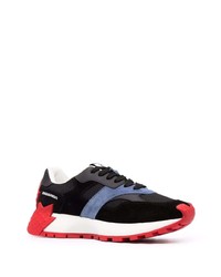 Chaussures de sport noires et blanches DSQUARED2