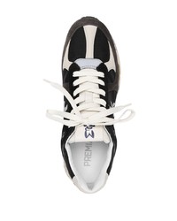 Chaussures de sport noires et blanches Premiata