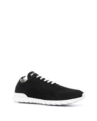 Chaussures de sport noires et blanches Kiton