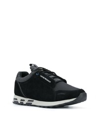 Chaussures de sport noires et blanches Emporio Armani