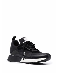 Chaussures de sport noires et blanches Michael Kors