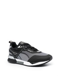 Chaussures de sport noires et blanches Puma