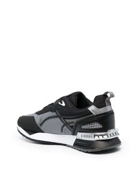 Chaussures de sport noires et blanches Puma