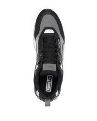 Chaussures de sport noires et blanches Puma